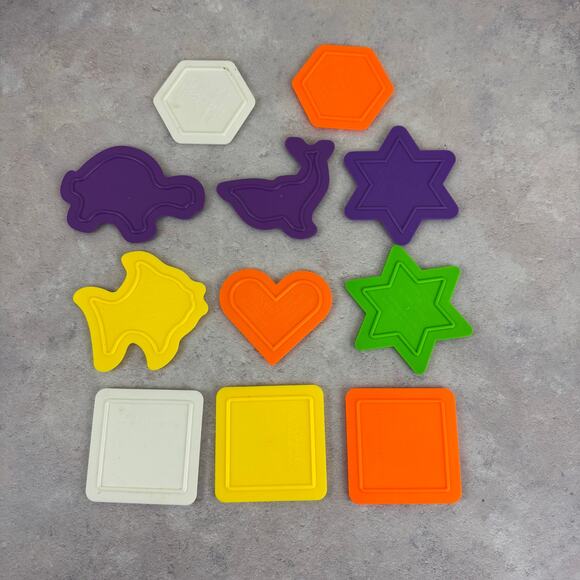 Perler Beads Pegboards Lot Of 11 With 1 Unbranded Various Shapes - Picture 2 of 7